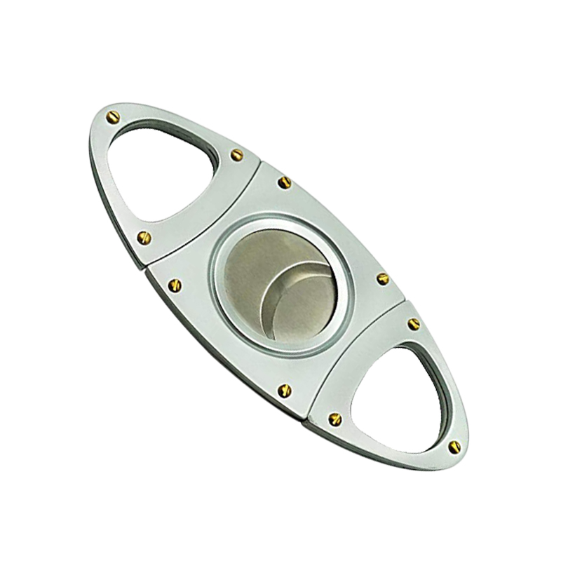 Chrome Plated Panel Cigar Cutter